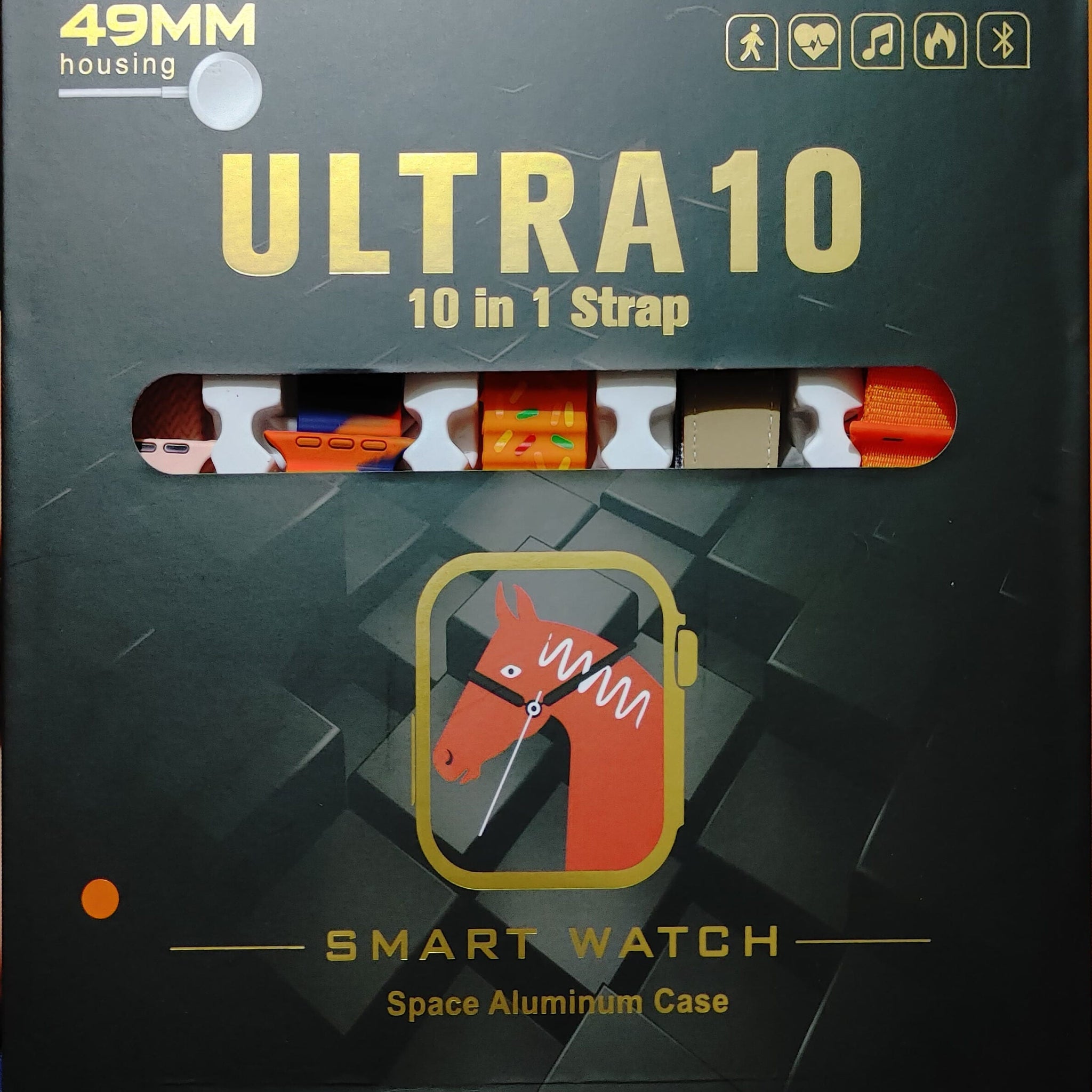 Ultra 10 Smartwatch | 10 in 1 Series 8 big 2.0′ HD Screen