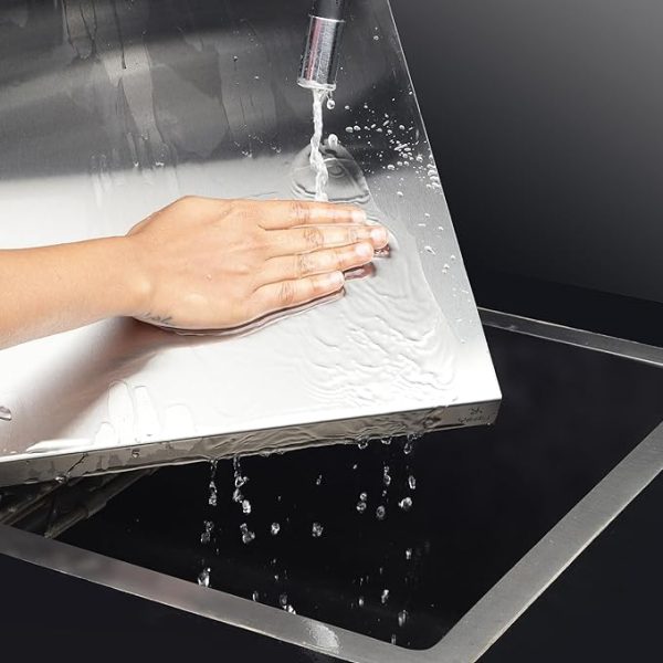 Premium Quality Stainless Steel Chopping Board – Hygienic, No Smell, No Microplastics – Ideal for Meat, Vegetables & Fruits (40x48cm)