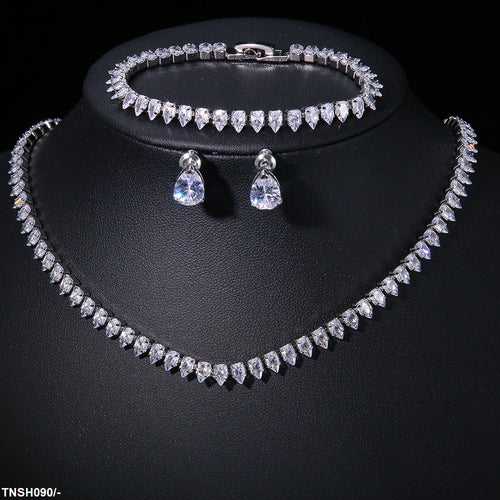 Pear Shape Necklace Set