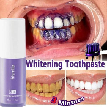 Hismile v34 Color Corrector Serum | HIGH QUALITY | Instant Teeth Brightening Solution | 30ml